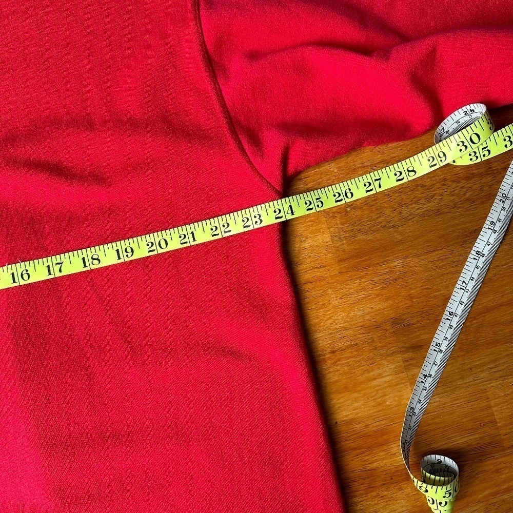 Kathy Ireland Active Women's Quarter Zip Red XL Vintage Sporty Athleisure Comfy - Picture 7 of 9